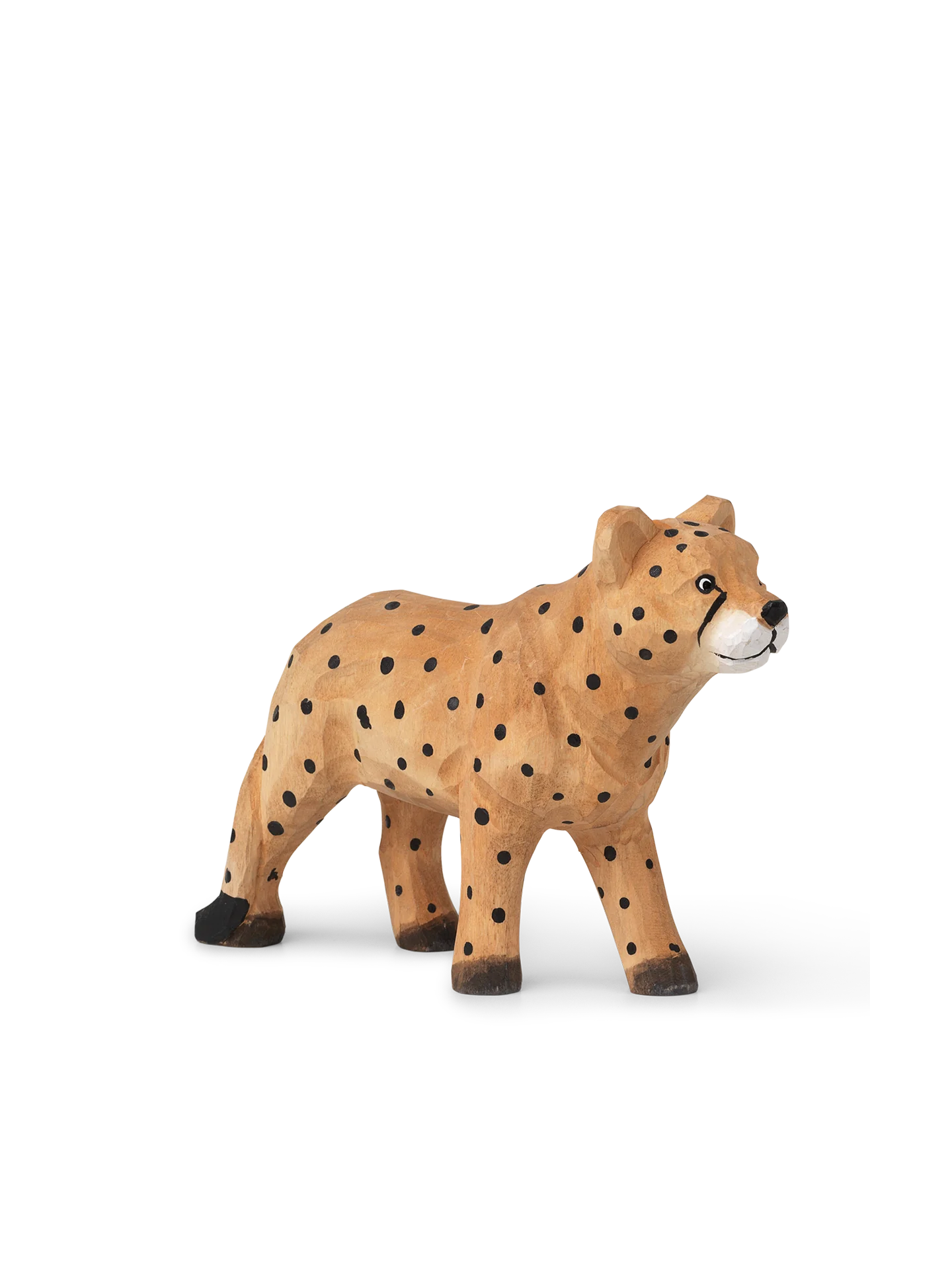 Hand Carved Wooden Cheetah - Image 2