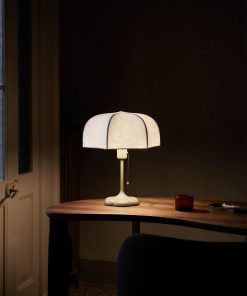 Poem Table Lamp - White/Cashmere