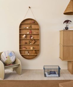 Ferm Living Oval Oak Dorm Shelf