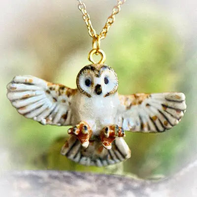 Barn Owl Necklace - Image 2