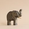 Handmade Holzwald Elephant - Trunk Raised