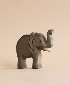 Handmade Holzwald Elephant - Trunk Raised