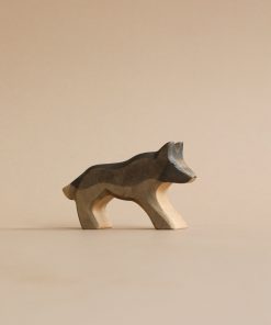 Handmade Holzwald Wolf