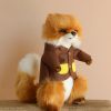 Fox With Brown Jacket Stuffed Animal