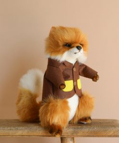 Fox With Brown Jacket Stuffed Animal