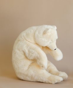 Sleeping Polar Bear Stuffed Animal