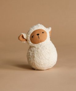 Organic Cotton Sheep Tumbler With Soft Bell Sound