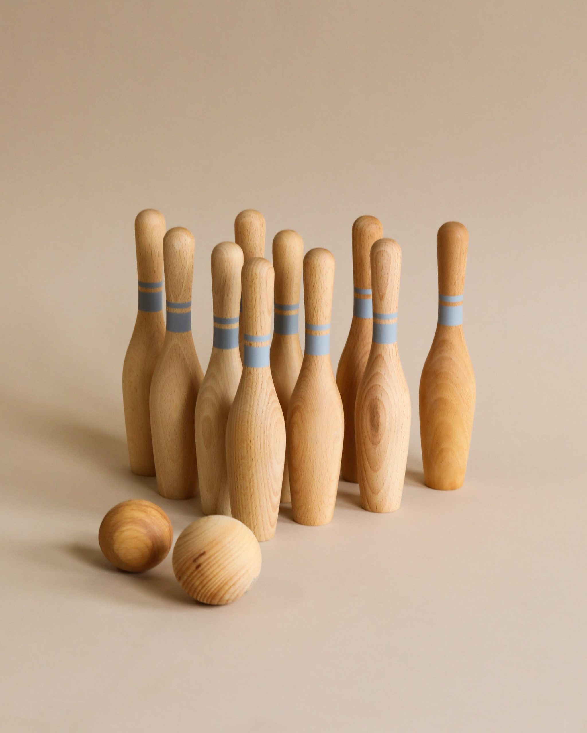 Wooden Bowling Set