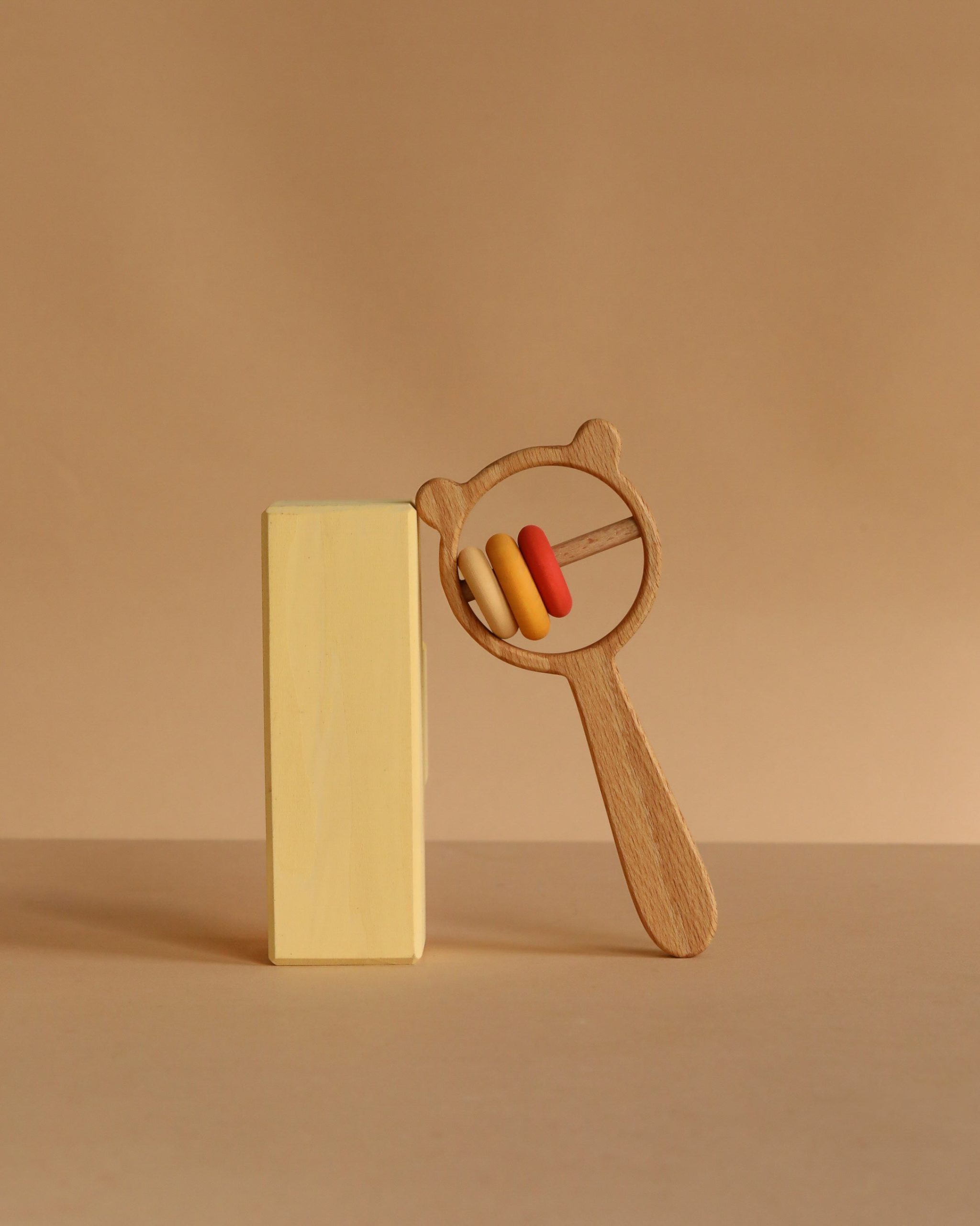 Sabo Concept Bear and Rings Rattle