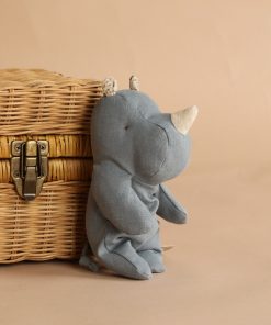 Rhino, Small - Dusty Blue