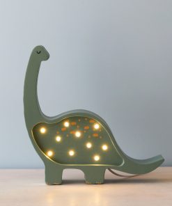 Handmade Wooden Mini Lamp - Dinosaur