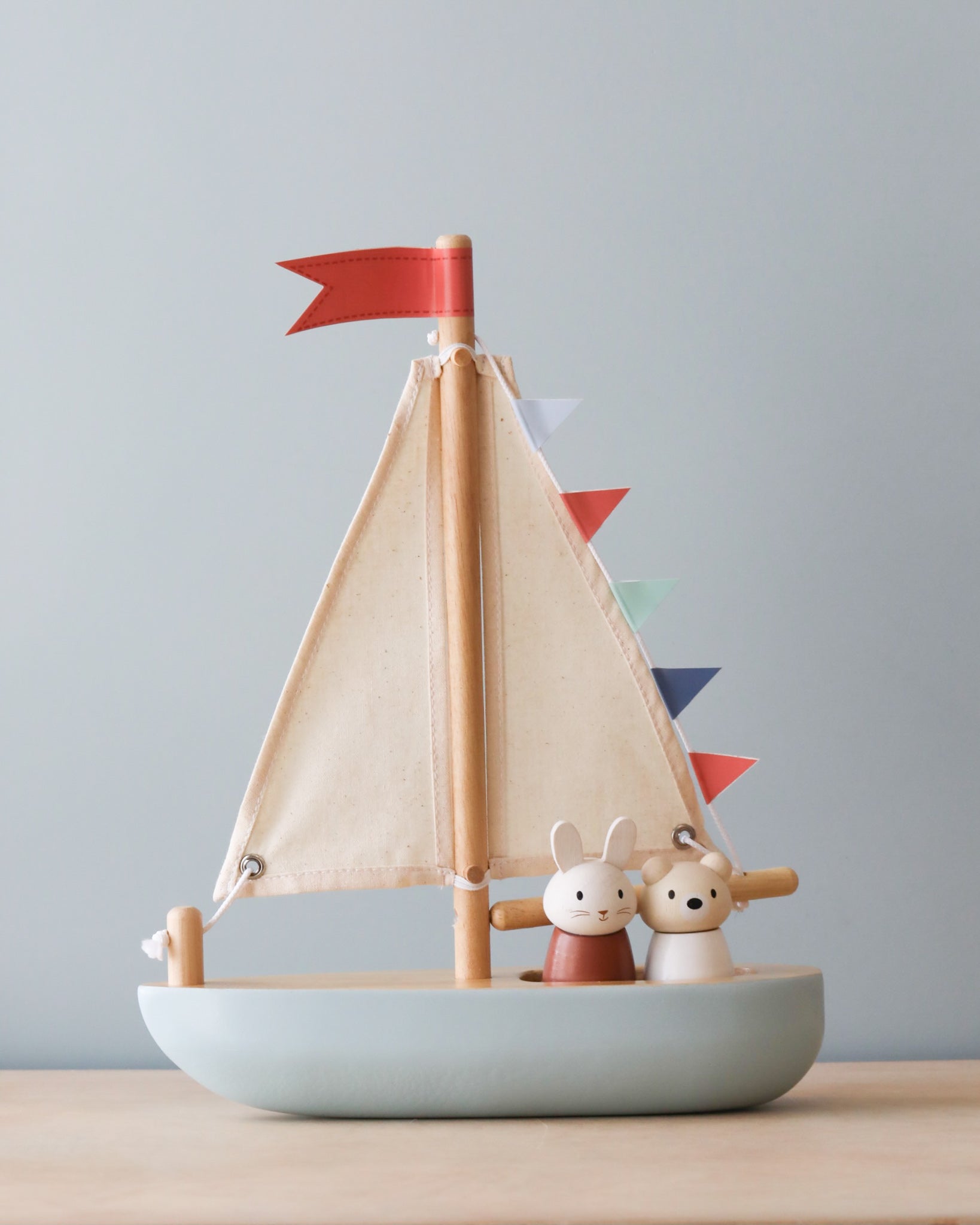 Wooden Sail Boat - Image 2