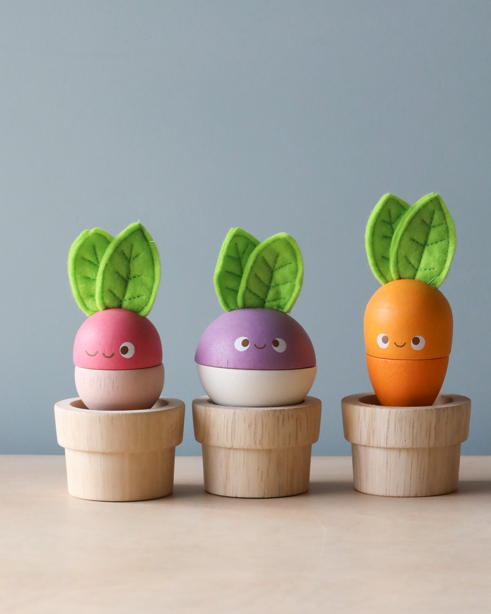 Stacking Wooden Veggies - Image 3
