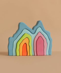 Grimm's Blue Cave Arch Stacking Toy
