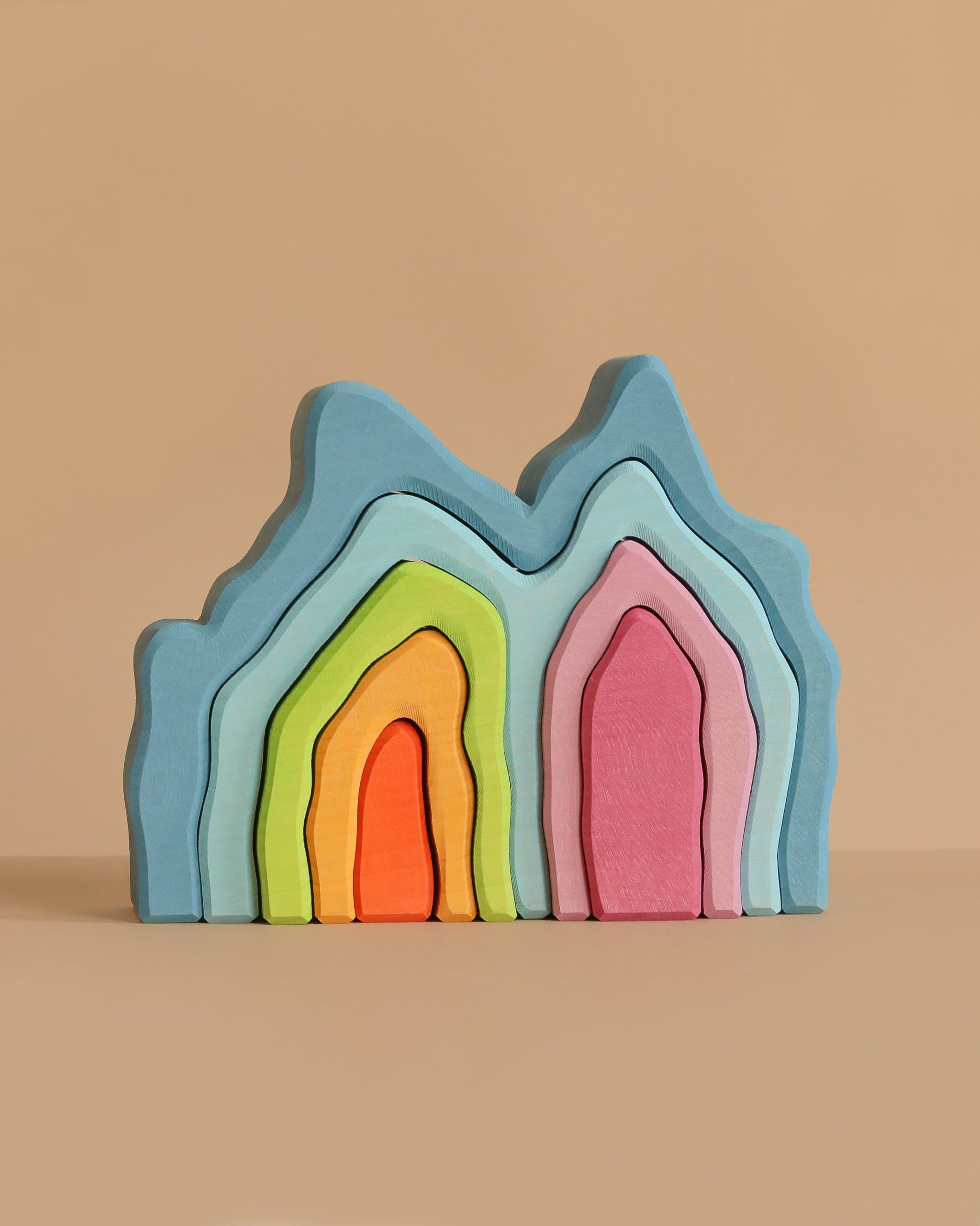Grimm's Blue Cave Arch Stacking Toy