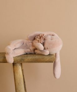 Plush Sleeping Bunny - Powder