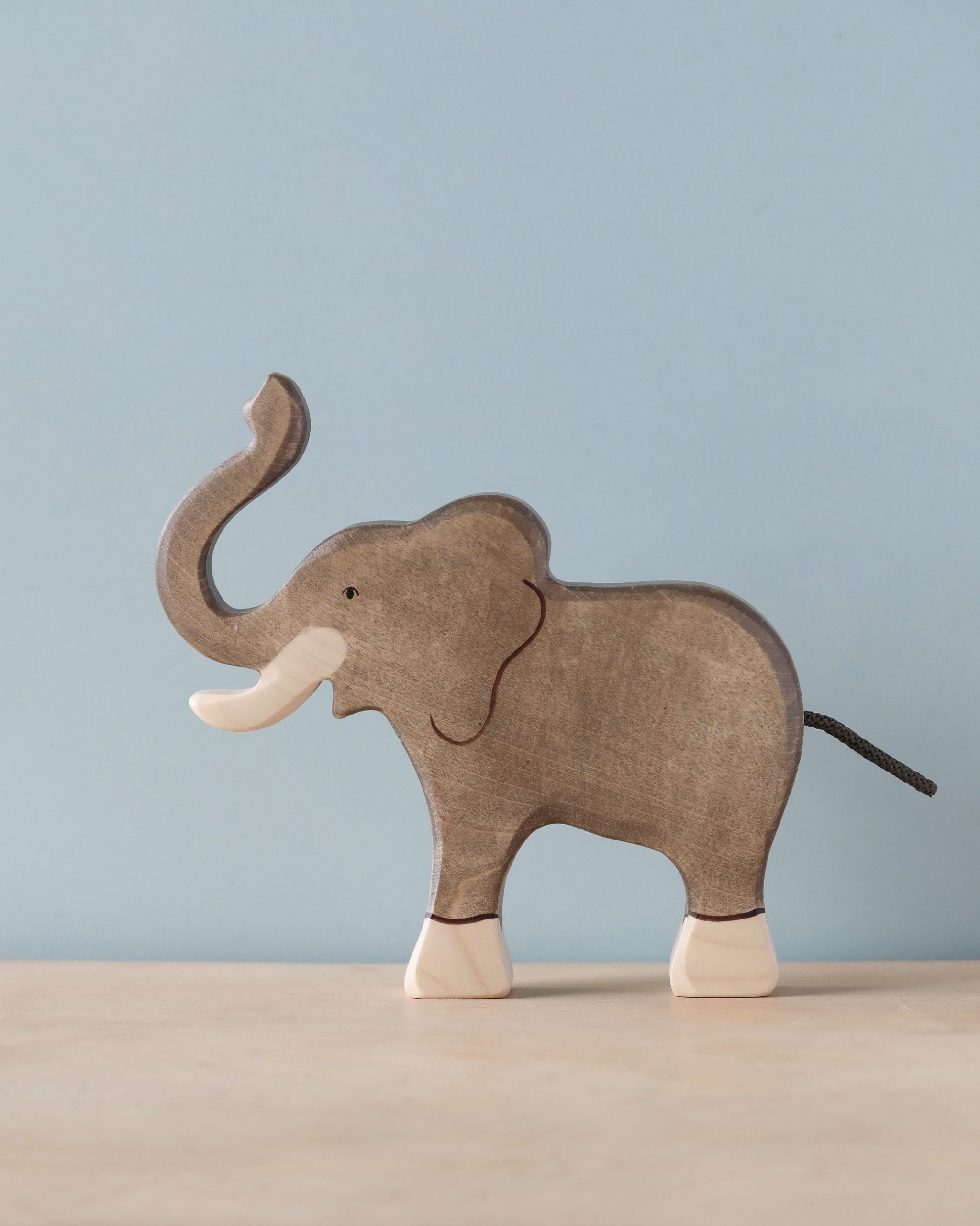 Holztiger Elephant, Trunk Raised - Image 2