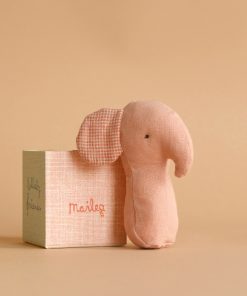 Lullaby Friend Rattles,  Elephant - Rose