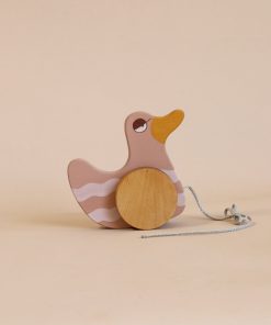 Duck Pull Toy - Pink