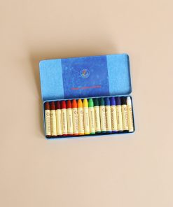 Stockmar Wax Stick Crayons Tin Case - 16 Assorted