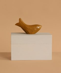 Ferm Living Hand Carved Wooden Harbour Box - Fish