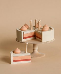 Sabo Concept Handmade Strawberry Layer Cake On A Stand