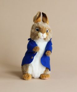 Blue Jacket Bunny Stuffed Animal