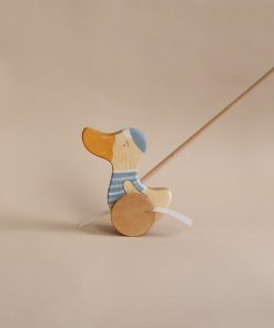 Handmade Wooden Duck Push Toy