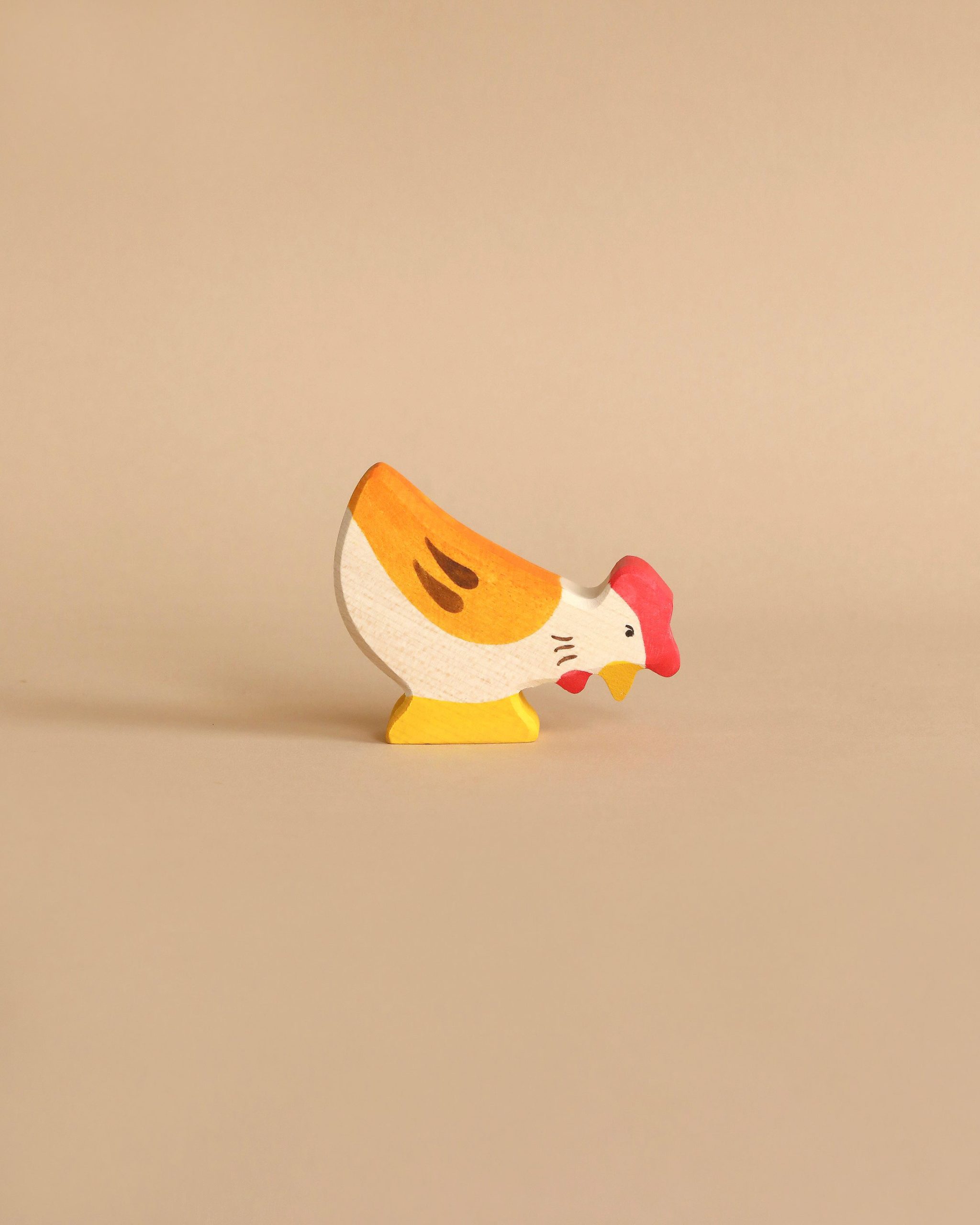 Holztiger Hen, Pecking