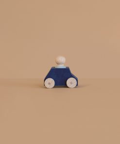 Lubulona Wooden Car with Figure - Blue