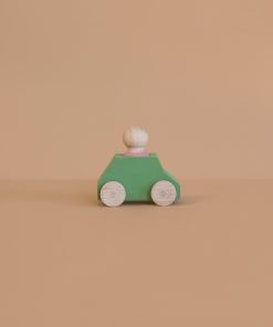Lubulona Wooden Car with Figure - Mint