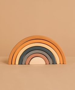 Sabo Concept Handmade Rainbow Stacker - Mustard