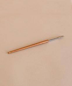 Cow Hair Paint Brush - Round Tip