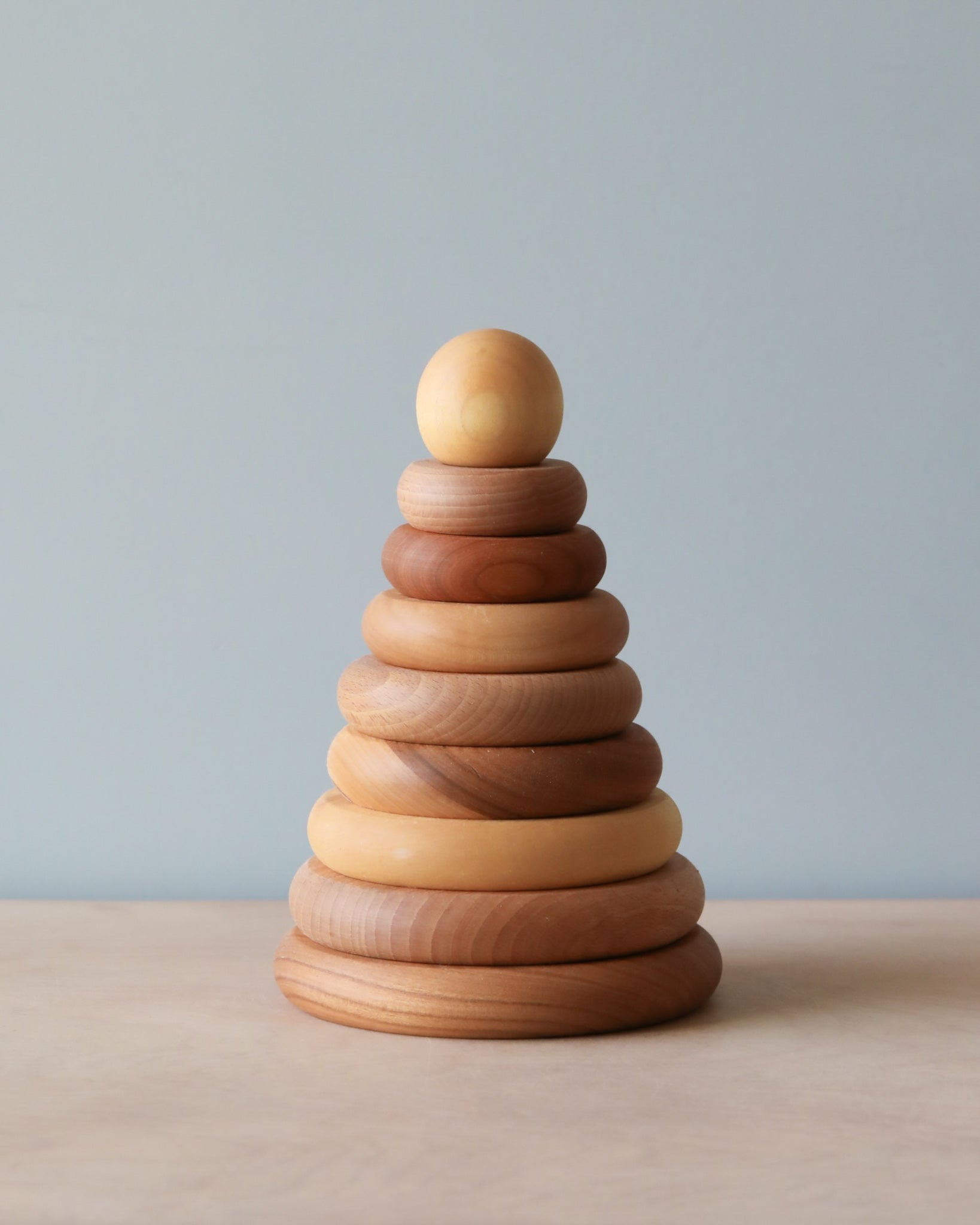 Natural Wooden Stacker - Image 3