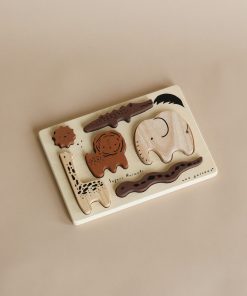 Wooden Tray Puzzle - Safari Animals