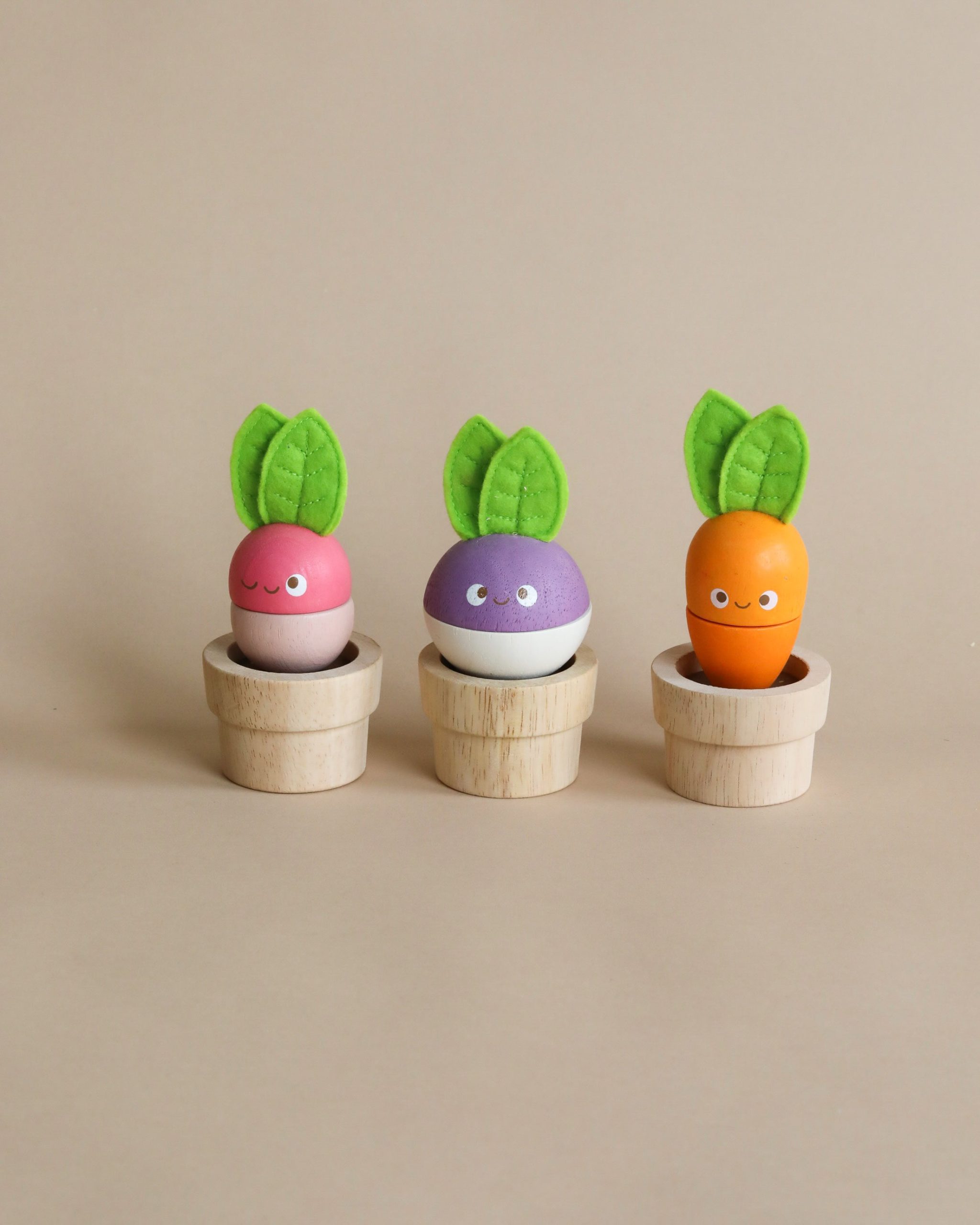 Stacking Wooden Veggies - Image 2