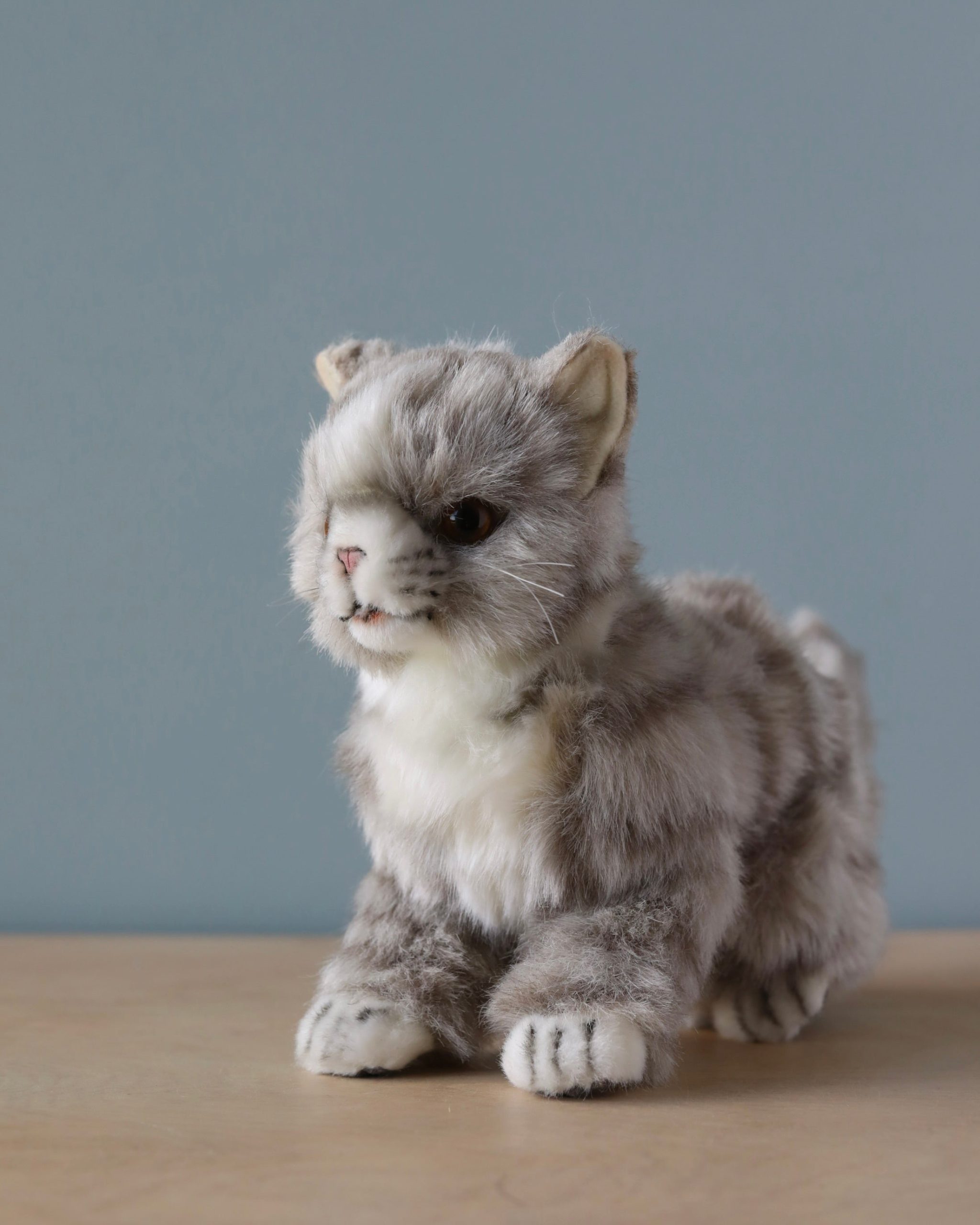 Grey Cat Stuffed Animal - Image 3