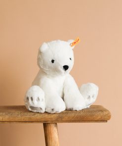 Steiff Lasse Polar Bear Stuffed Animal - 11"