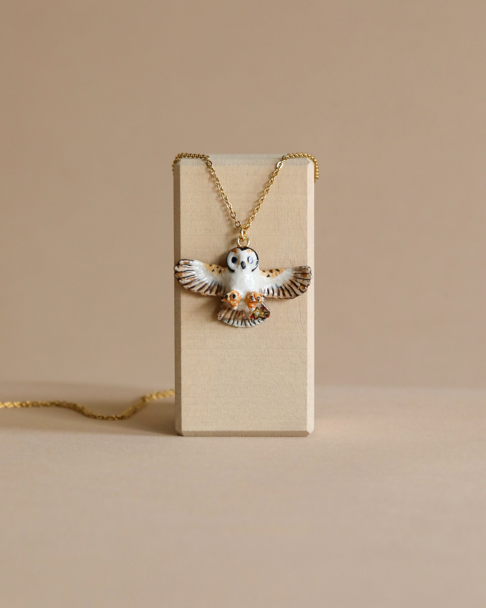 Barn Owl Necklace