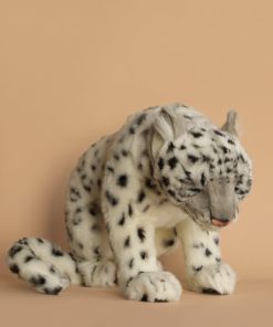 Sitting Snow Leopard Stuffed Animal