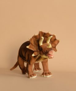 Brown Triceratops Dinosaur Stuffed Animal