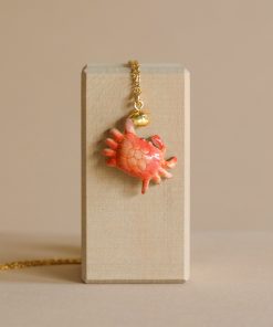 Crab "Golden Grip" Necklace