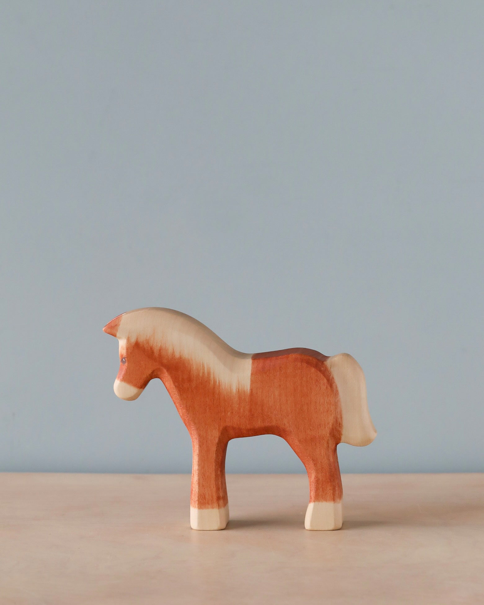 Handmade Holzwald Light Brown Horse - Image 3