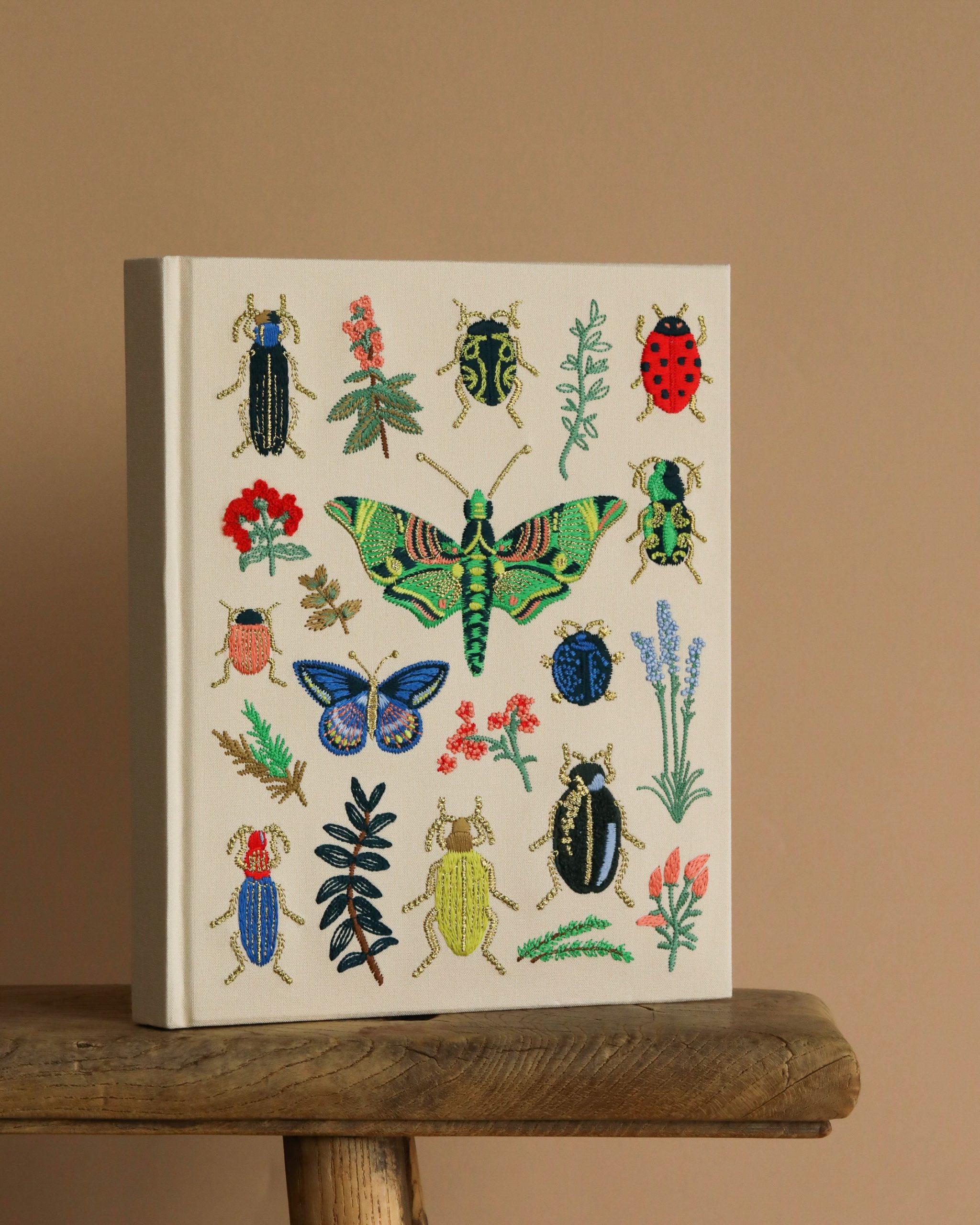 Curio Embroidered Fabric Sketchbook