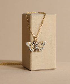 Solar Moth Necklace