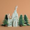 Bumbu Handmade Wooden Snowy Owl Wilderness Set