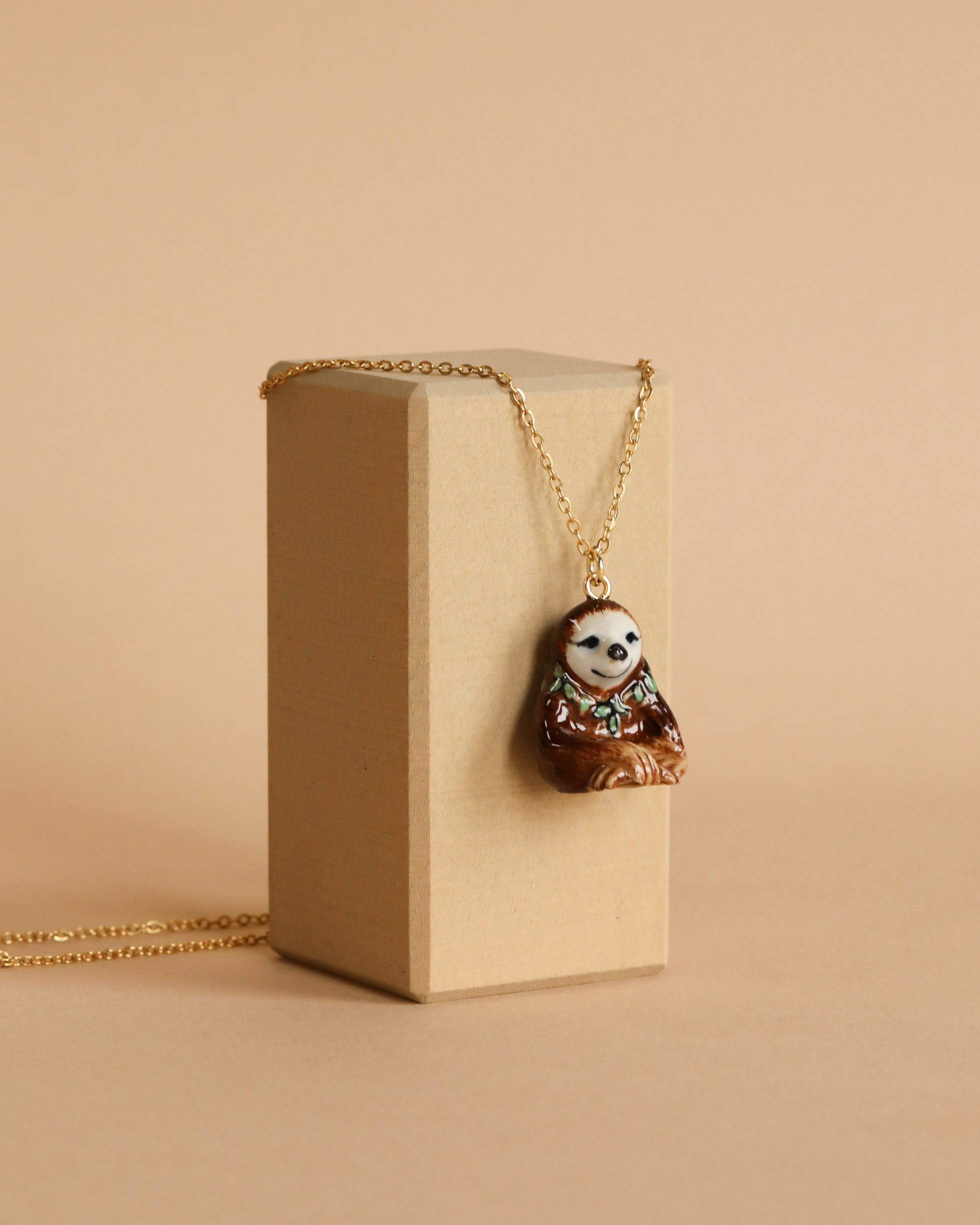 Happy Sloth Necklace
