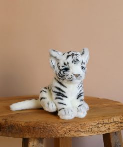 Tiger Cub Stuffed Animal - White