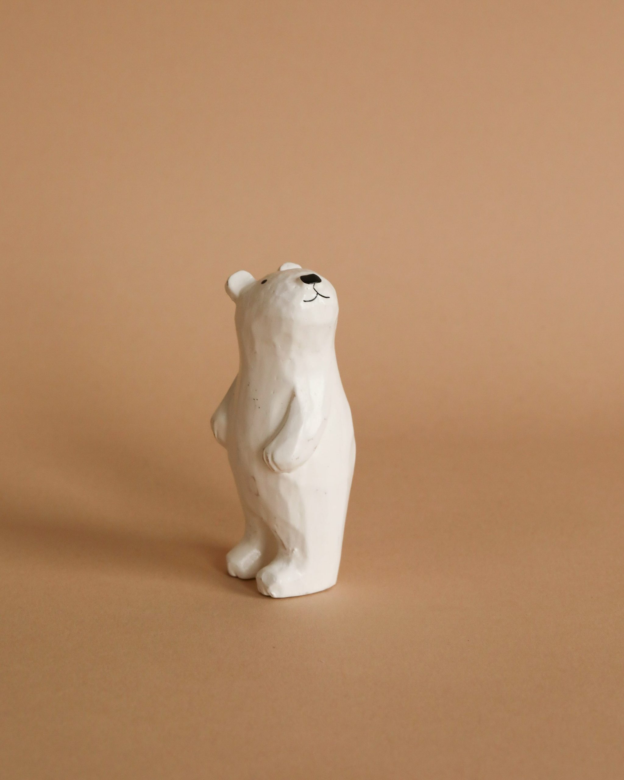 Handmade Tiny Wooden Polar Bears - Image 5