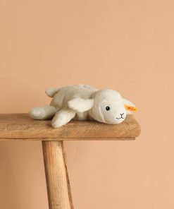 Steiff, Floppy Linda Lamb Plush Stuffed Baby Toy Animal, 8 Inches